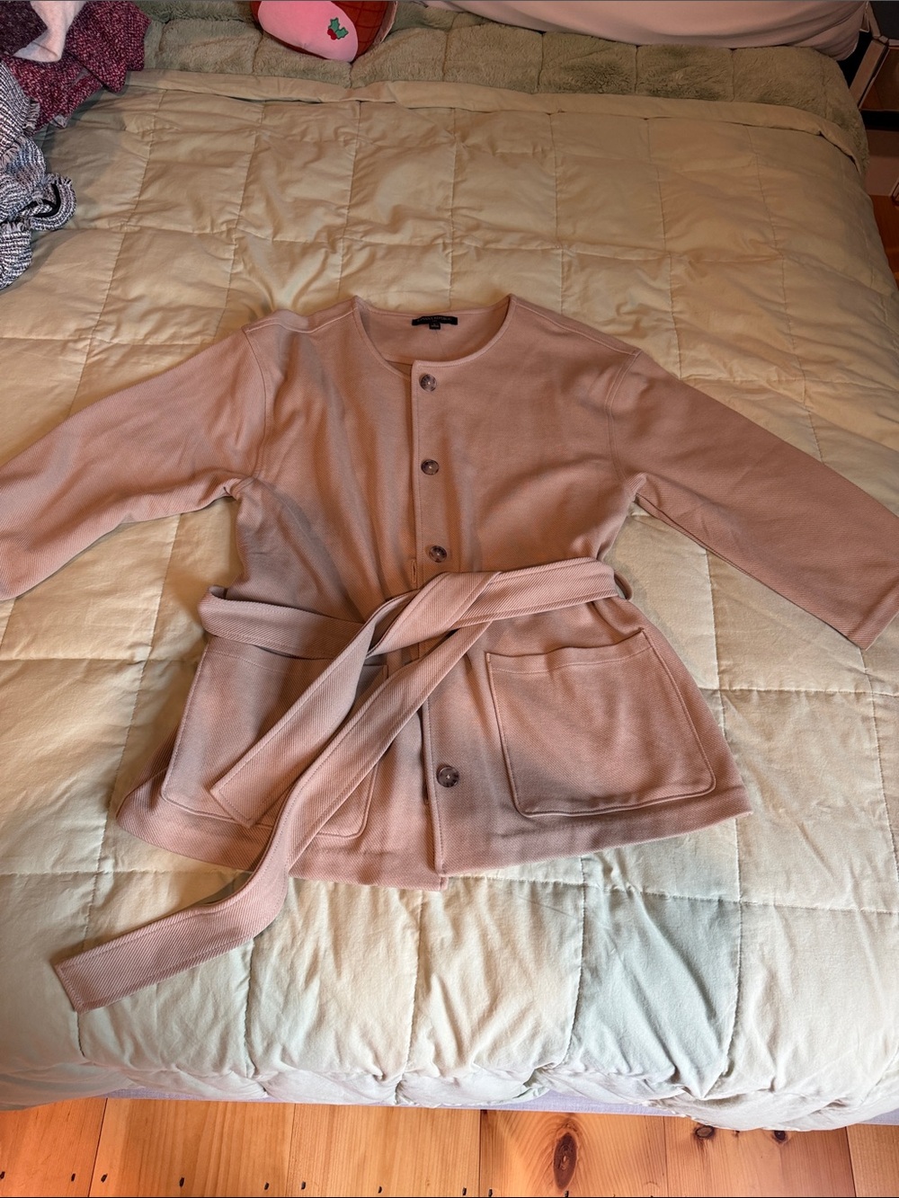 Banana Republic Tan Belted Trench Coat